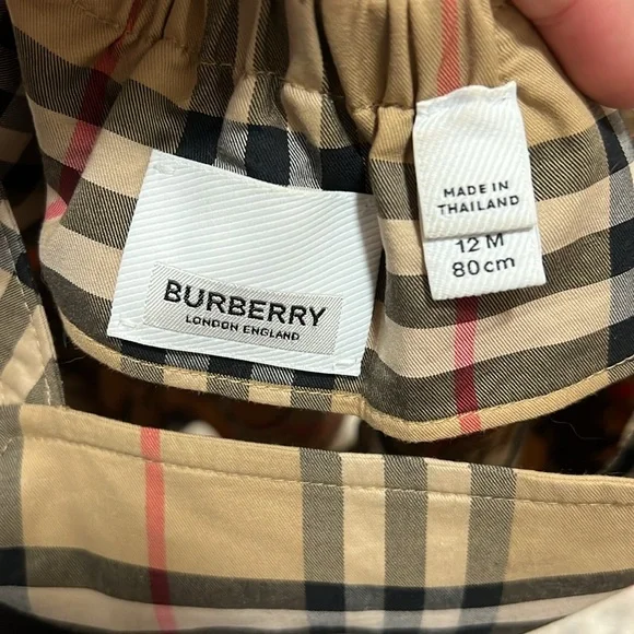 Classic burberry dress